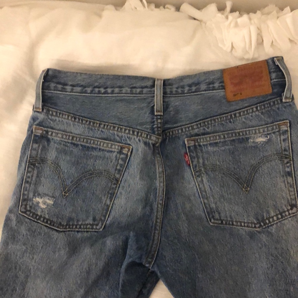 Ripped Levi 501’s!!